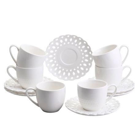 Чайный набор 12пр фарфор Style на 6 персон 220мл (6)
