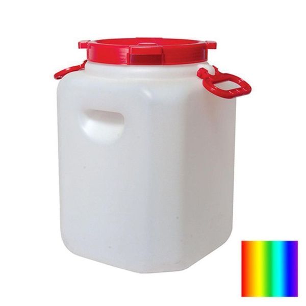 Бочка 30л 280*280*420мм с навесными ручками (горло 215мм) (4)