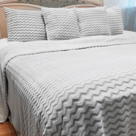 Плед 200*220 фланель двухсторонний ДомВелл рис. 10