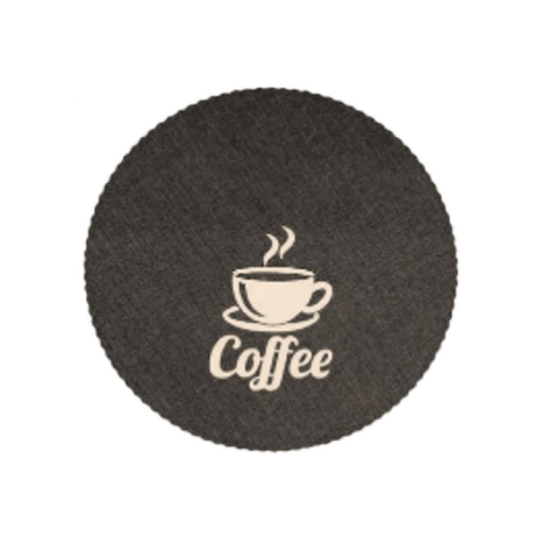 Салфетка сервировочная 32см ПВХ COFFEE коричневая JC-15501 (300)