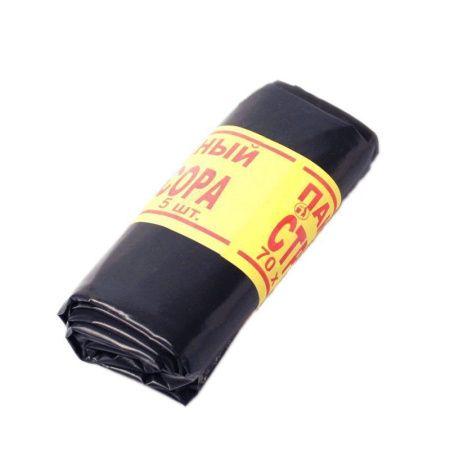 Пакеты для мусора 120л/5шт строительные (30)