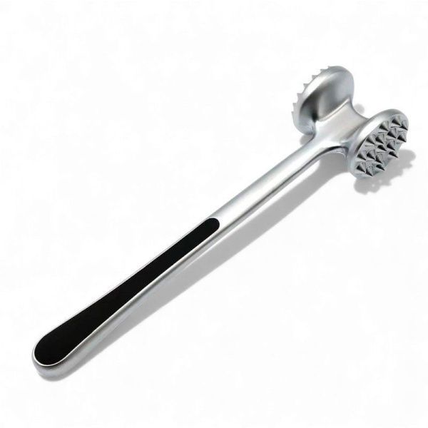 Молоток для мяса нерж.сталь 22*5см круглый KT1229 ST-20771 (72)
