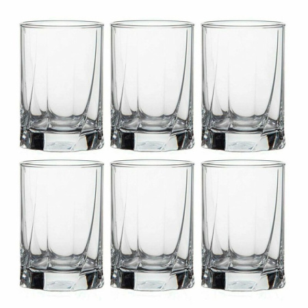 Стаканы для воды набор 6шт 250мл стекло ЛУНА (8)