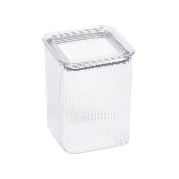 Контейнер пищевой 1,2л пластик ЛЮКС прозрачный (36)