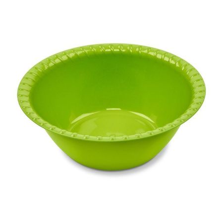 Миска салатница 2,5л пластик большая оливковая С43ОЛВ (32)