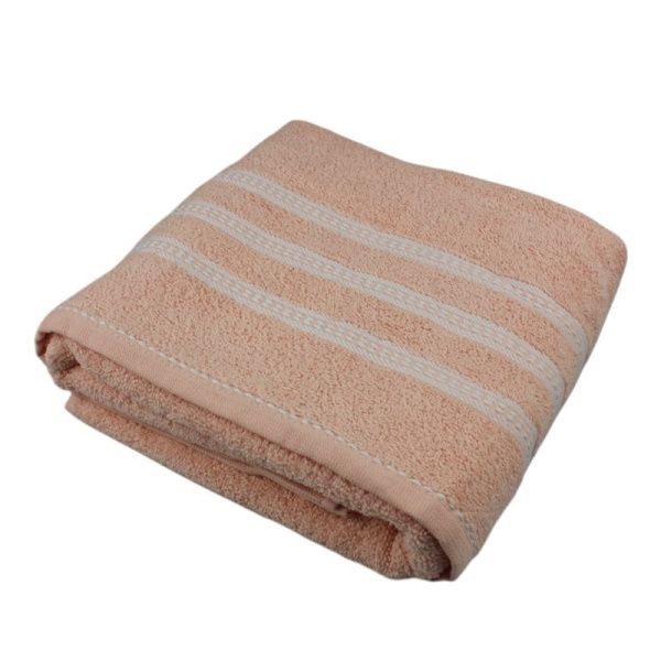 Полотенце махровое 70*140см ПОРТО персиковый