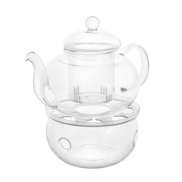 Чайник заварочный 800мл стекло арт.1628 (24)