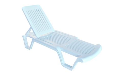 Шезлонг пластик Капри 1870*305*680мм нагрузка до 180кг (1)