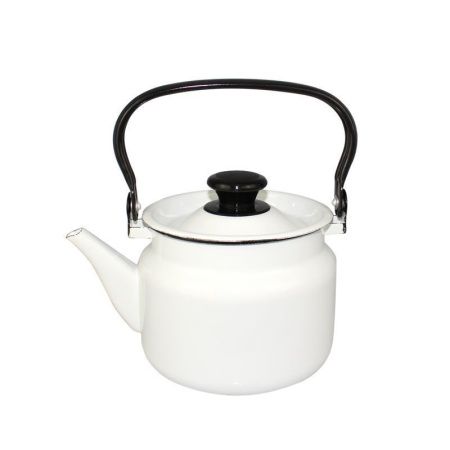 Чайник 2л эмаль белый цилиндрический 42704-102-У (4)