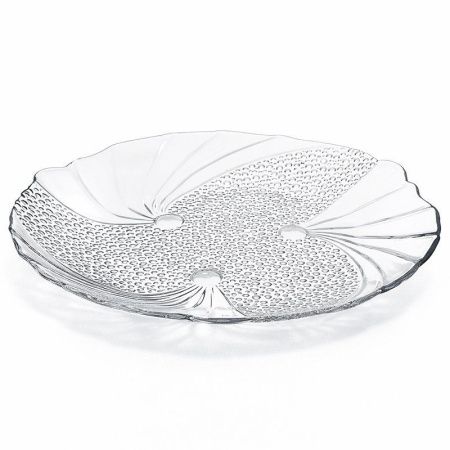 Тарелка мелкая 24см стекло ПАПИЙОН (12)