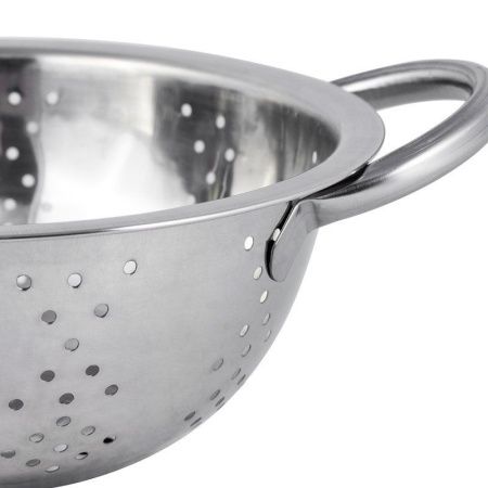 Дуршлаг 22см нерж.сталь с 2-мя ручками (100)