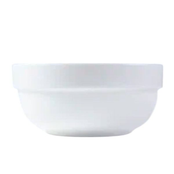 Пиала 200мл фарфор белье Штабелируемая СНЕЖНЫЙ БАРС (24) ВЫВОД