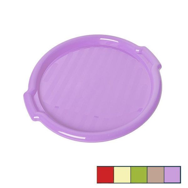 Поднос 34см пластик круглый (18)