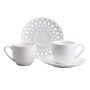 Чайный набор 4пр фарфор Style на 2 персоны 220мл (18)