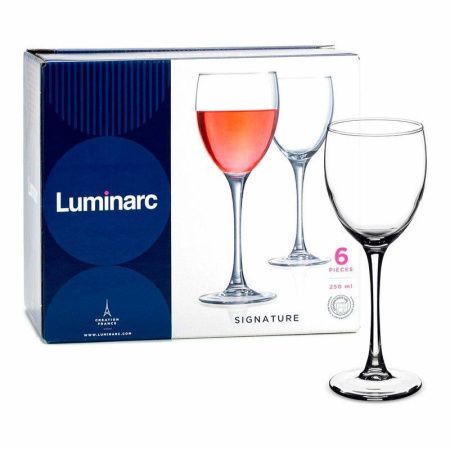 Бокалы для вина набор 6шт 250мл стекло ЭТАЛОН 01978/53087 (4)