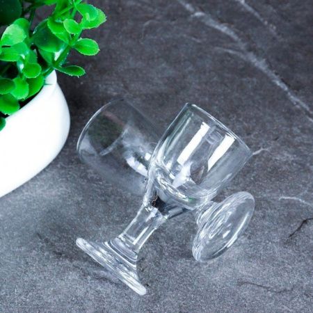 Рюмки набор 6шт 10мл стекло МИНЗУРКА гладкая BХ-11 (48)