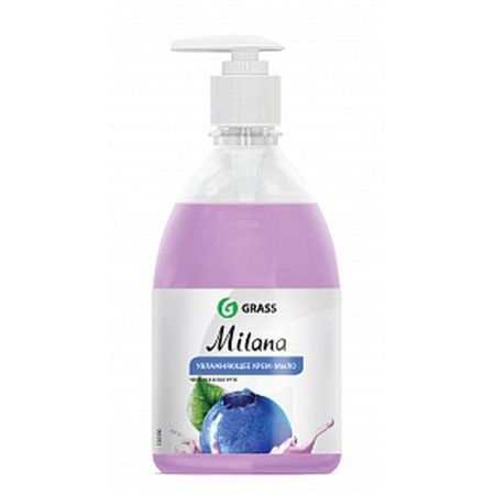 Крем-мыло жидкое 500мл MILANA Черника в йогурте (15)