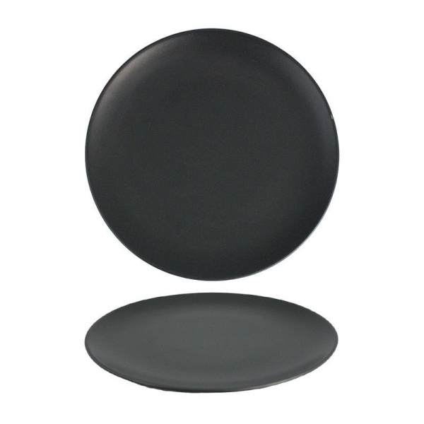 Тарелка мелкая 20*20*2см керамика Fore me графит Y61-2 (36)