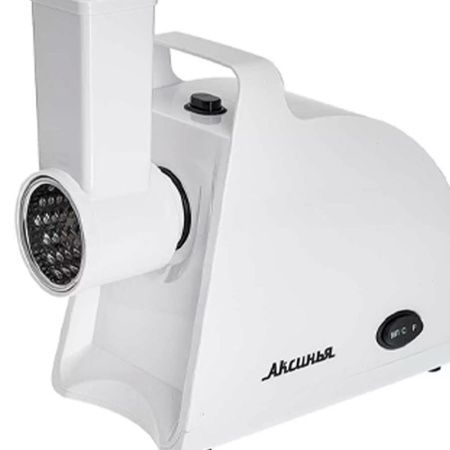 Мясорубка электрическая металл АКСИНЬЯ КС-2005С белая 2000Вт, 3 насадки-овощерезки (4)