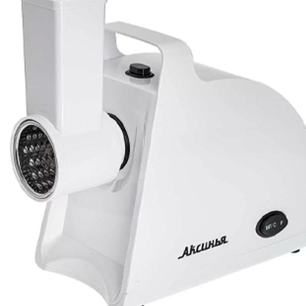 Мясорубка электрическая металл АКСИНЬЯ КС-2005С белая 2000Вт, 3 насадки-овощерезки (4)