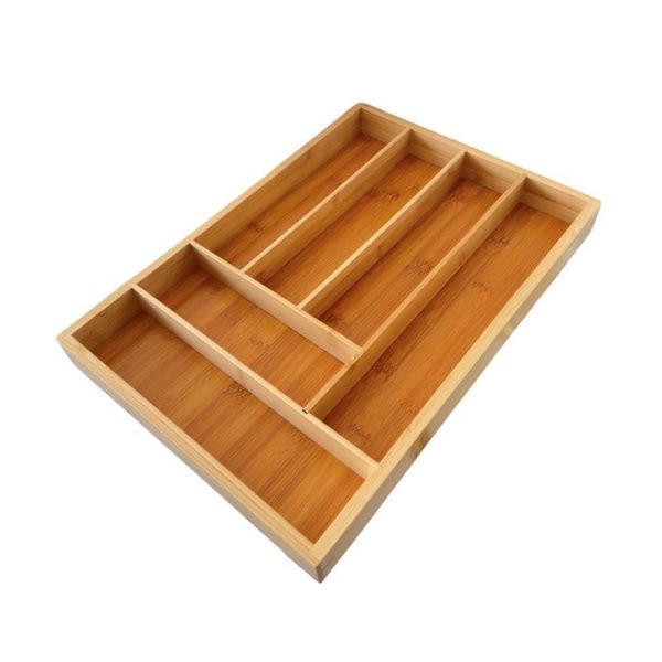 Менажница 6 секций 37*26*4см бамбук (6)