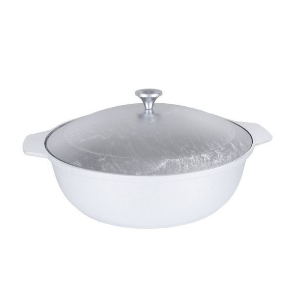 Жаровня 3л алюминий мет.крышка (5)