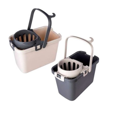 Ведро с отжимом 9,5л пластик Smart прямоугольное (9)