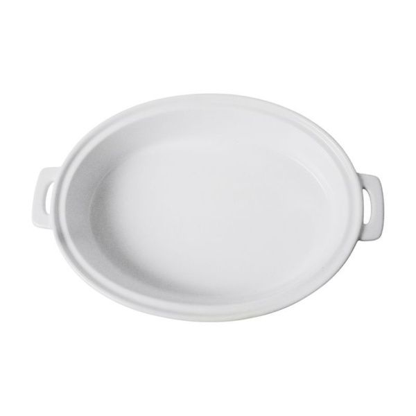 Блюдо для запекания 32,5*21,5*6см фарфор БЕЛЬЁ (16)