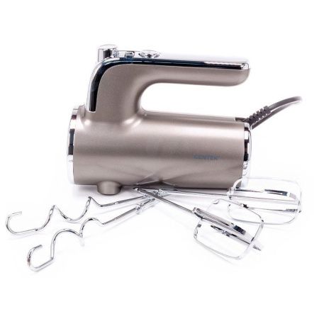 Миксер нерж.сталь/пластик Centek CT-1126 800Вт,5 скор.+турбо режим,плавный старт,взбив./замешив.(6)