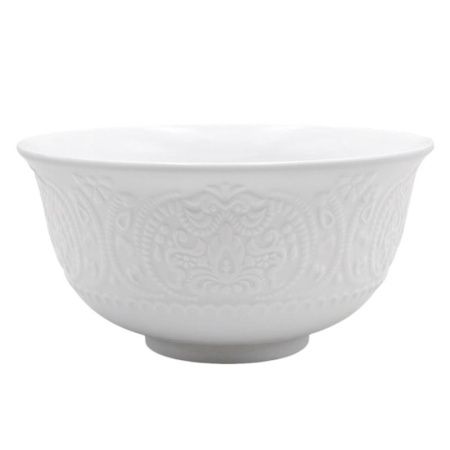 Салатники набор 6шт 600мл 15*7,5см фарфор АЖУР КЛАССИК (6)