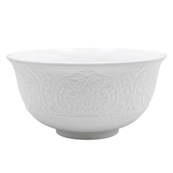 Салатники набор 6шт 600мл 15*7,5см фарфор АЖУР КЛАССИК (6)