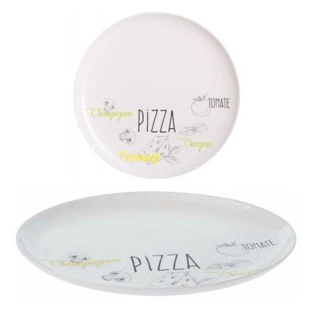 Блюдо для пиццы 32см стеклокерамика ФРЕНДС ТАЙМ БИСТРО (12)