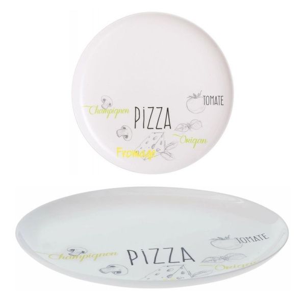 Блюдо для пиццы 32см стеклокерамика ФРЕНДС ТАЙМ БИСТРО (12)