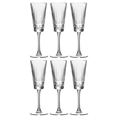 Бокалы для шампанского набор 6шт 140мл стекло ЧИКАГО (2)