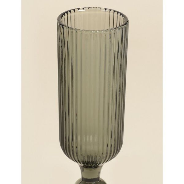 Бокалы для шампанского набор 2шт 150мл стекло МОДЕРН зеленый 18,5*5,5см