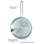 Сковорода 20см нерж.сталь МАРТА без крышки арт.130-200-0 (6)