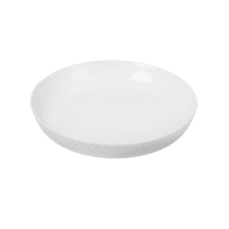 Тарелка мелкая 25см стеклокерамика ПРЭШЕС обеденная Q1900 (24)