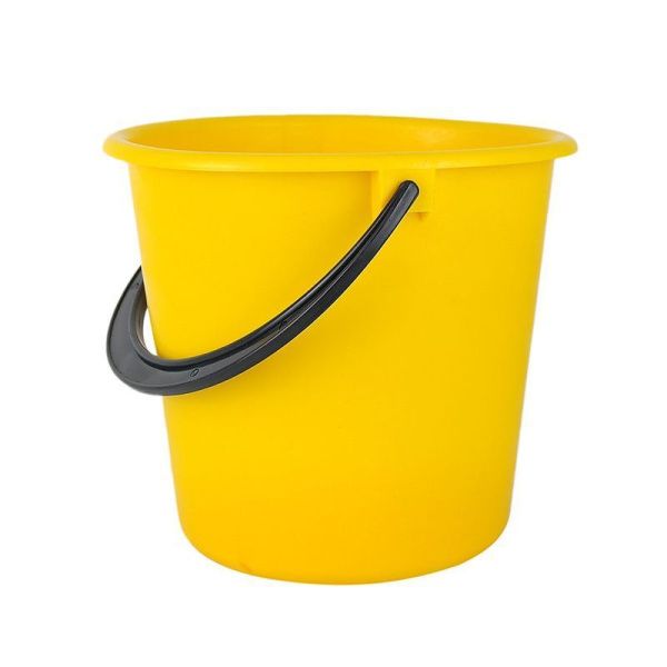 Ведро 5л пластик желтое ударопрочное (мягкое) без крышки (20)