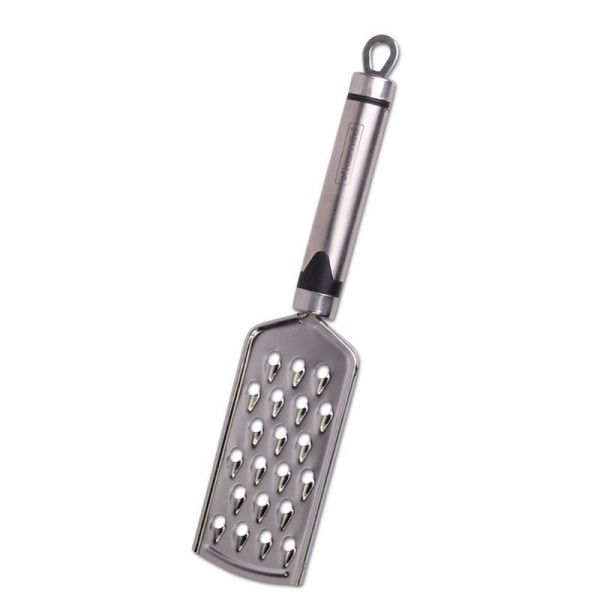 Терка односторонняя 14,5*5,5см нерж.сталь крупная арт.5058 (36)