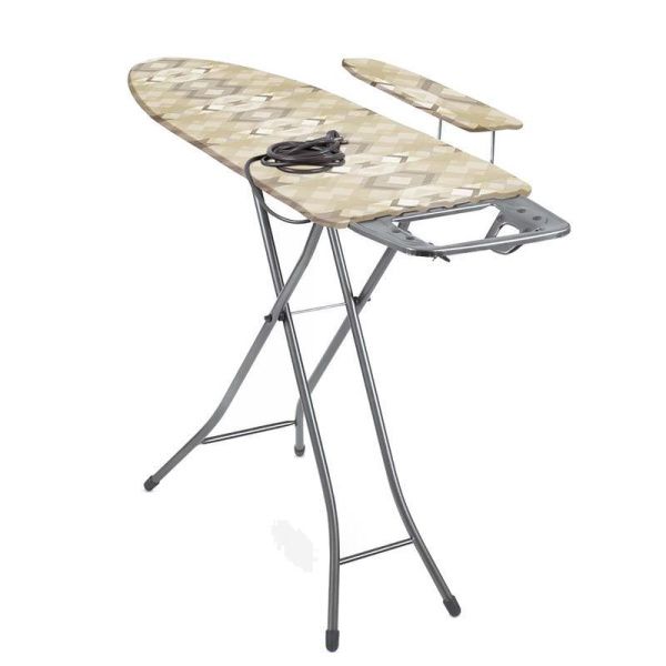 Доска гладильная 112*34,5см ДСП БЕЛЛЬ-КЛАССИК 3 подст.под утюг, подрукавник, удлин.БКЗ (1)