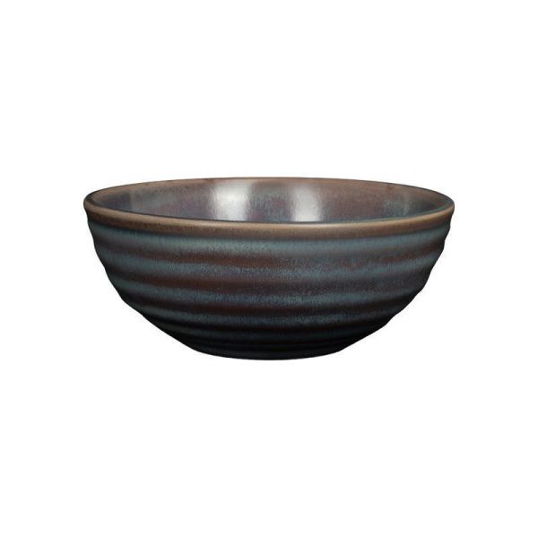 Салатник 15см 625мл фарфор TERRA сине-коричневый [10599] (6)