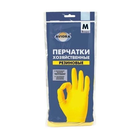 Перчатки резиновые р-р M BORA (120)