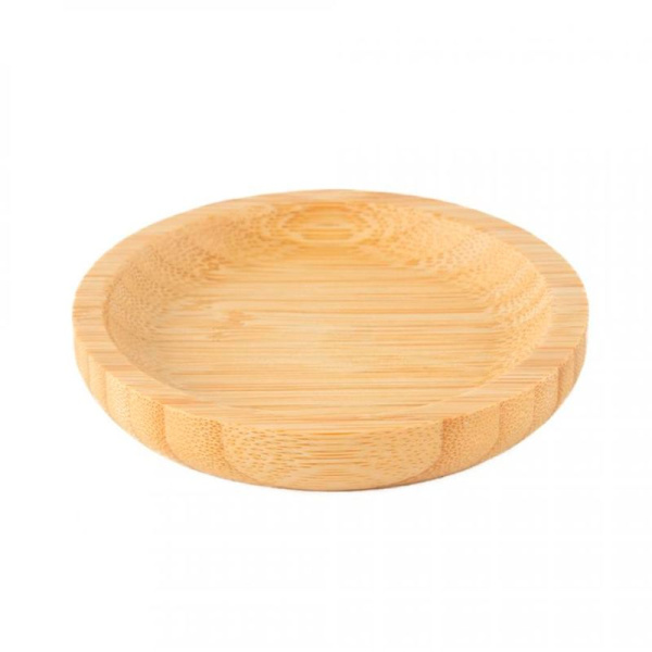 Блюдо 25,5*1,5см бамбук круглое КТ-СТР-КР-123 (18)