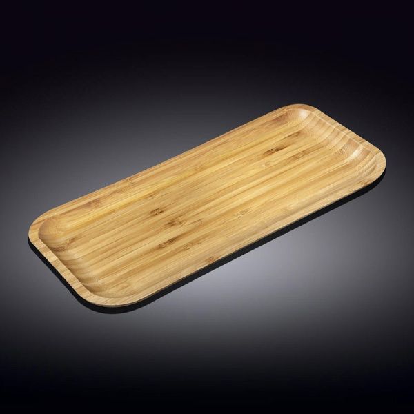 Блюдо 30,5*10см бамбук прямоугольное WL-771182/A (12/72)