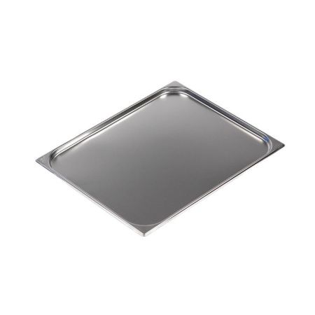 Гастроемкость 0,8мм нерж. 2/1*1" 654*530*25мм без крышки (6)