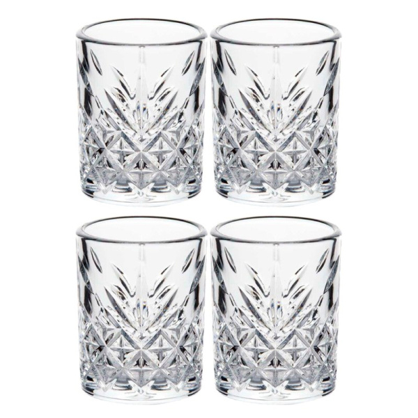 Стопки набор 4шт 62мл стекло ТАЙМЛЕСС (12)