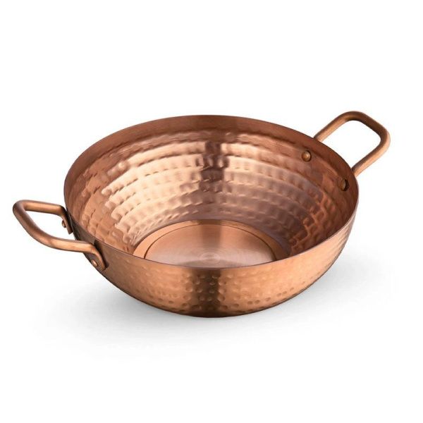 Сковорода сервировочная 14*5см нерж.сталь Bronze Matt глубокая с 2-мя ручками WL-554230/S (6/36)