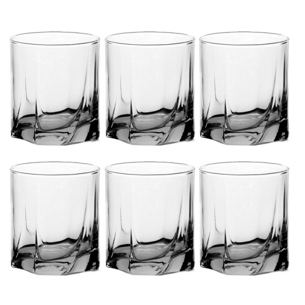 Стаканы набор 6шт 240мл стекло ЛУНА (8)