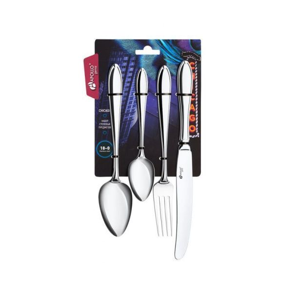 Набор столовых приборов 4пр нерж.сталь Chicago CHI-4 (10)