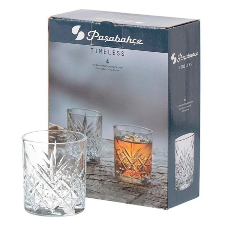 Стаканы набор 4шт 205мл стекло ТАЙМЛЕСС (6)